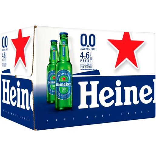 HEINEKEN 0.0 ALCOHOL NRB 330ML x 24